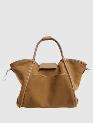 Бежевая сумка MAX MARA: фото 3 - Invogue