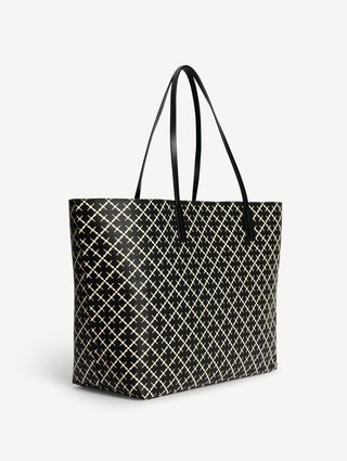 Чорна сумка BY MALENE BIRGER з принтом: фото 1 - Invogue