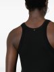 Чорний топ Sportmax в рубчик: фото 4 - Invogue