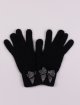Чорні рукавички MONNALISA : фото 2 - Invogue