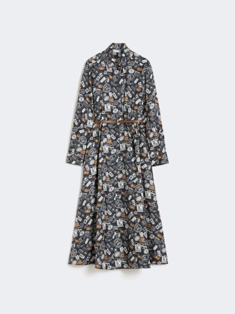 Темно-синя сукня MAX MARA з шовку: фото - Invogue