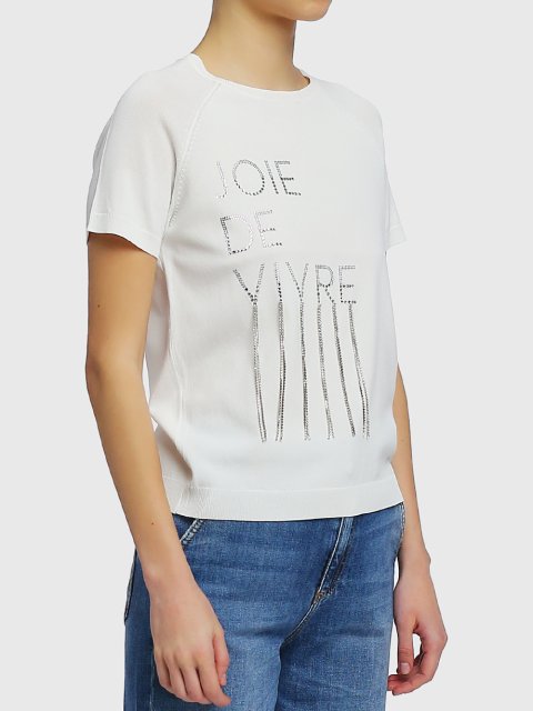 Белая футболка I BLUES: фото 3 - Invogue