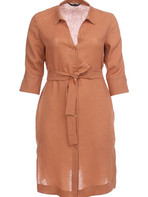 Коричнева сукня MARINA RINALDI : фото 2 - Invogue