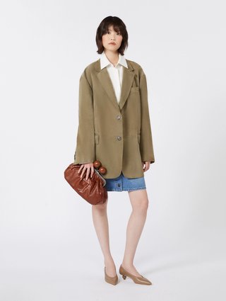 Коричнева сумка Pasticcino Weekend MaxMara шкіряна: фото 1 - Invogue
