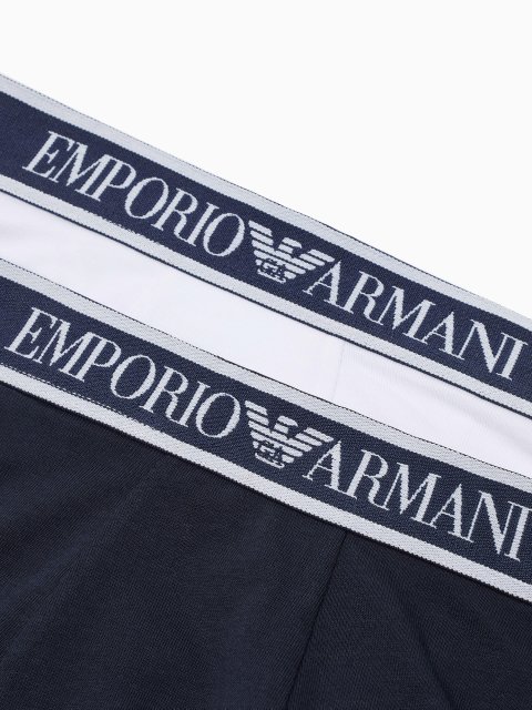 Комплект бавовняних боксерів Emporio Armani Kids для хлопчиків: фото 1 - Invogue