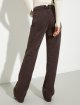 Шоколадные брюки MAX&CO из хлопка: фото 3 - Invogue