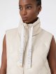 Бежевий жилет MAX MARA зі стьобаним візерунком: фото 4 - Invogue