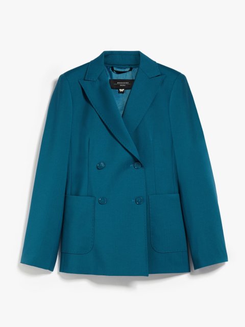 Синій жакет WEEKEND MAX MARA з вовни: фото - Invogue