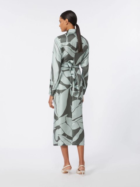 Сукня з принтом Max Mara з шовку: фото 3 - Invogue