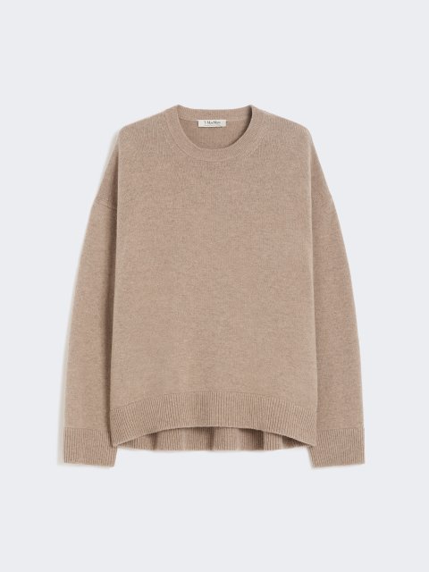Бежевий светр MAX MARA з вовни та кашеміру: фото - Invogue