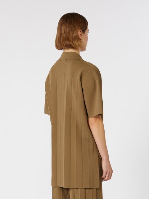 Світло-коричневий светр MAX MARA з віскозної креп-пряжі: фото 3 - Invogue