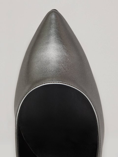 Тёмно-серые туфли PERSONA: фото 3 - Invogue