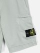 Серые шорты STONE ISLAND из хлопка: фото 2 - Invogue