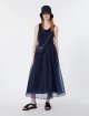Темно-синя спідниця максі Weekend Max Mara з шовку: фото 1 - Invogue