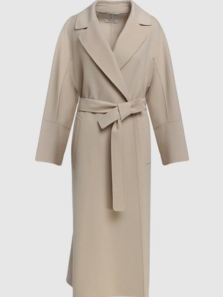 Бежевое пальто MAX MARA: фото - Invogue
