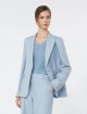 Блакитний жакет Weekend Max Mara з чистого льону: фото 4 - Invogue