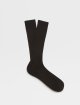 Чорні шкарпетки Zegna з хлопкового джерсі: фото - Invogue