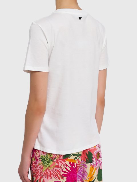 Белая футболка WEEKEND MAX MARA: фото 3 - Invogue