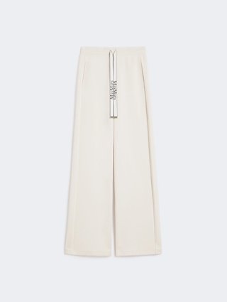 Кремові штани MAX MARA з трикотажу: фото - Invogue