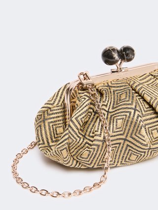 Жовта сумка Pasticcino Weekend Max Mara з льону та шовку: фото 3 - Invogue