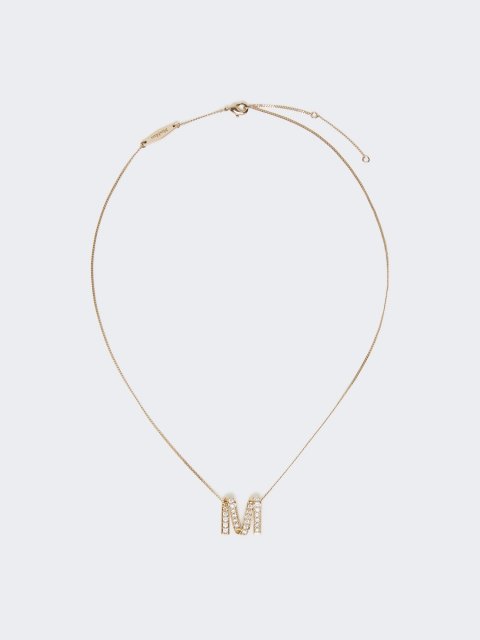 Бронзове кольє MAX MARA з підвіскою: фото - Invogue