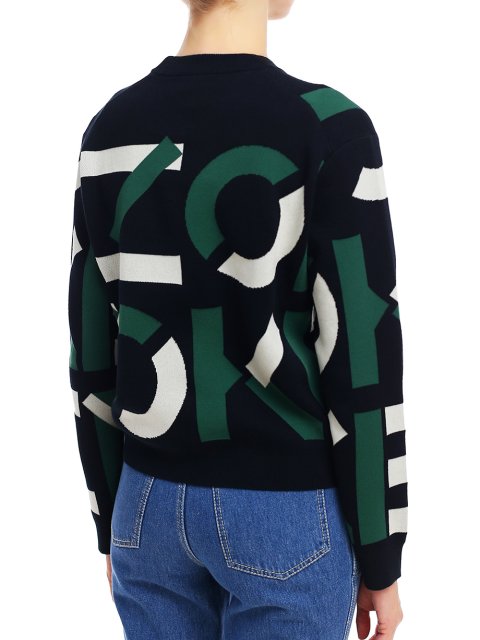 Зелений светр KENZO : фото 4 - Invogue