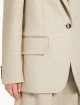 Бежевий жакет Max Mara з меланжевої вовни: фото 4 - Invogue