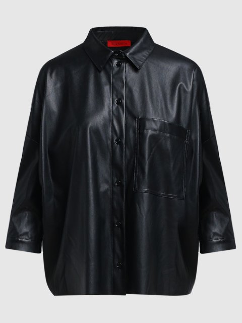 Чёрная рубашка MAX&CO: фото - Invogue