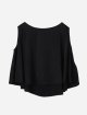 Чорна блуза MM6 MAISON MARGIELA KIDS : фото - Invogue