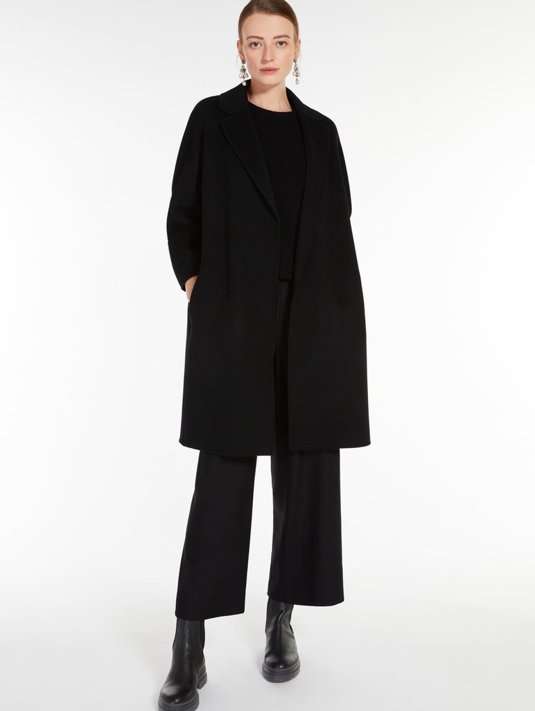 Чорне пальто MAX MARA : фото 4 - Invogue