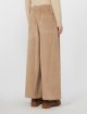 Брюки кремовые WEEKEND MAX MARA бархатные: фото 3 - Invogue