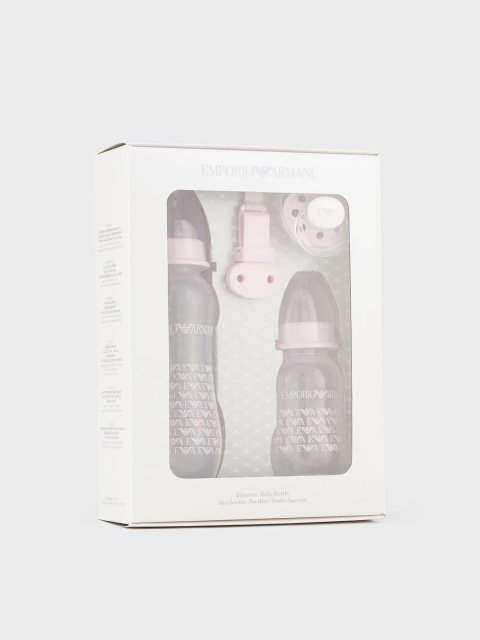 Подарунковий дитячий набір Babycare Emporio Armani Kids рожевий: фото - Invogue