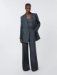 Cерые брюки Max Mara из льна: фото 1 - Invogue