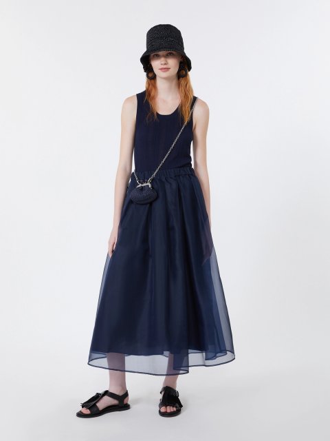 Темно-синя майка Weekend Max Mara: фото 1 - Invogue
