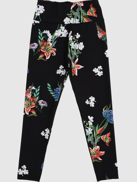 Чёрные леггинсы MONNALISA: фото - Invogue