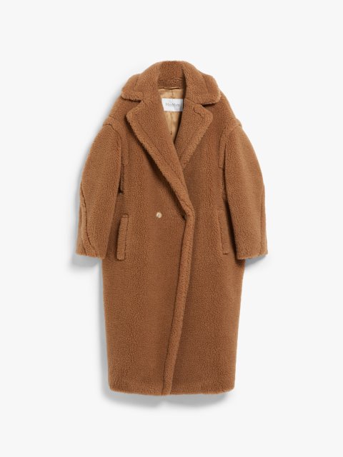 Темно-бежеве пальто Max Mara Teddy Bear: фото - Invogue