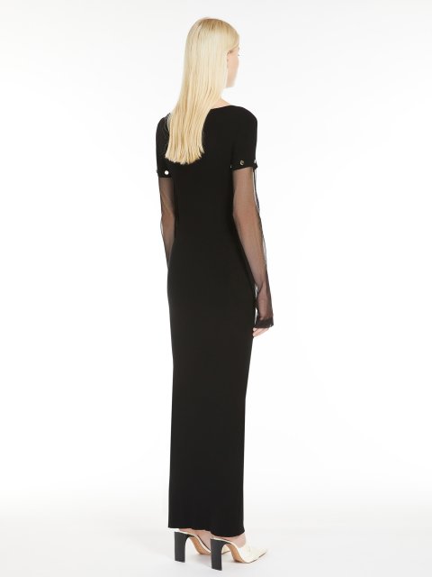 Чорна сукня Sportmax довга: фото 2 - Invogue