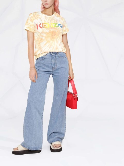 Помаранчева футболка KENZO : фото 3 - Invogue