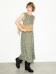 Платье цвета хаки Max&Co из вискозы: фото 1 - Invogue