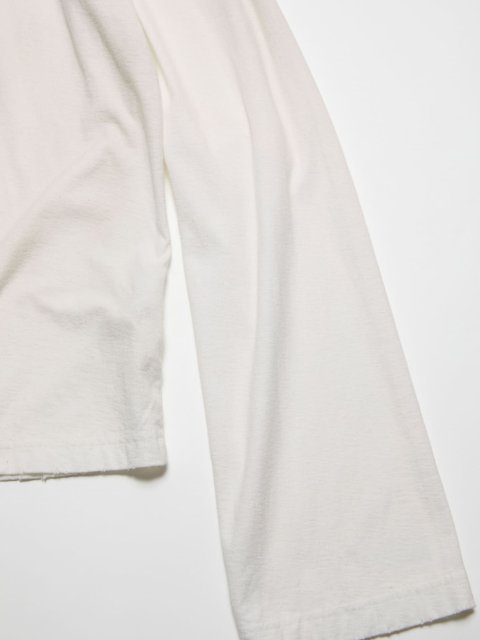 Белая футболка Acne Studios с длинным рукавом: фото 4 - Invogue