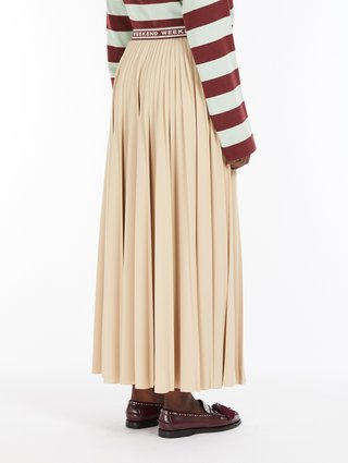 Бежева спідниця WEEKEND MAX MARA довга: фото 3 - Invogue