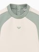 Зелёно-кремовая кофта Emporio Armani из хлопка и полиэстера: фото 2 - Invogue