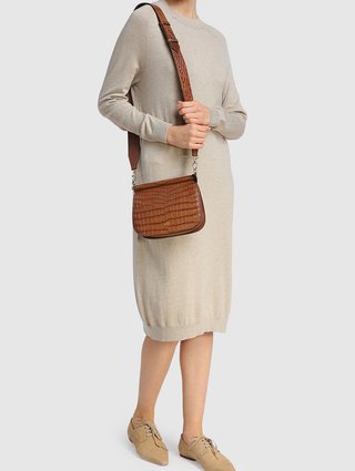 Кремовое платье WEEKEND MAX MARA: фото 1 - Invogue