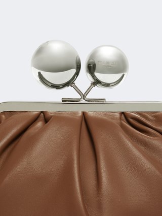 Коричневая сумка Pasticcino Weekend MaxMara из кожи: фото 3 - Invogue