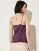 Фиолетовый топ Max&Co из сатина: фото 3 - Invogue