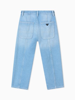Джинси з деніму з ліоцеллом Emporio Armani Kids: фото 1 - Invogue