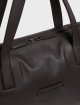 Темно-коричнева сумка ZEGNA шкіряна: фото 4 - Invogue