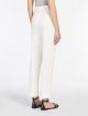 Білі брюки Max Mara з віскози та льону: фото 3 - Invogue