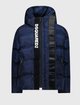 Синяя куртка  DSQUARED KID: фото 1 - Invogue