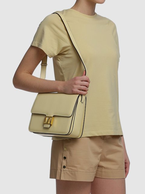 Кремова сумка MANU ATELIER : фото 2 - Invogue